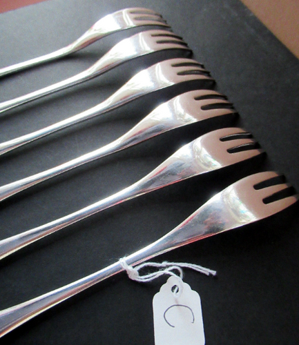 1960s Robert Welch Alveston Silver Plate Forks