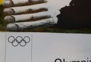 ORIGINAL Vintage Poster for the Olympic Games Held in Munich 1972 Artist: HORST ANTES