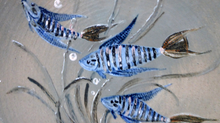 Load image into Gallery viewer, STUDIO POTTERY: Stunning Large Charger with Fish Design by Reginald A. Lewis (1899 - 1990)
