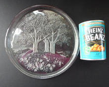 Load image into Gallery viewer, Kosta Boda Style Clear Glass Plate with Trees
