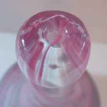 Load image into Gallery viewer, Vintage Mdina Glass ONION Shape Glass Vase Pink Colour 

