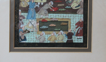 Load image into Gallery viewer, Original Vintage Indian Miniature Watercolour Painting on Silk
