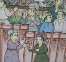 Load image into Gallery viewer, Original Vintage Indian Miniature Watercolour Painting
