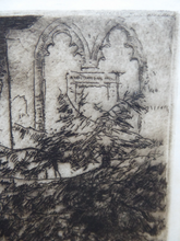 Load image into Gallery viewer, McIntosh Patrick 1920s Drypoint Etching Bruges Belgium
