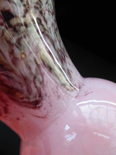 Load image into Gallery viewer, 1930s Rarer Thistle Shaped Monart Vase with Gold Aventurine
