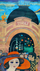 1978 Original Danish Poster: Tivoli Gardens