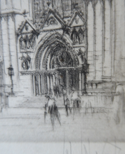 Load image into Gallery viewer, William Walcot St Giles Cathedral Edinburgh Etching Signed
