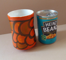 Load image into Gallery viewer, 1970s Orange Poole Dephis Vase
