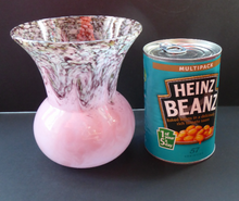 Load image into Gallery viewer, 1930s Rarer Thistle Shaped Monart Vase with Gold Aventurine
