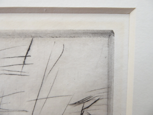 Edmund Blampied Splashing Through the Surf 1923 Drypoint Etching