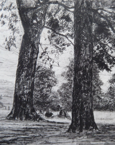 Whistler Etching and Drypoint Greenwich Part 1859 Signed