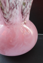 Load image into Gallery viewer, 1930s Rarer Thistle Shaped Monart Vase with Gold Aventurine
