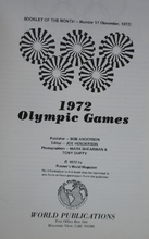 Load image into Gallery viewer, 1972 MUNICH OLYMPICS. Rare Book. 1972 Olympic Games: A Runner&#39;s World Magazine by World Publication. Very Rare
