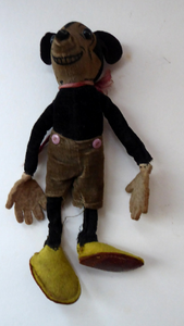 1930s Deans Miniature Rag Doll MICKEY MOUSE