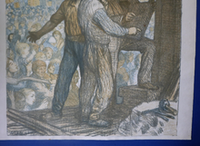 Load image into Gallery viewer, George Clausen Colour Lithograph Reconstruction of Belgium

