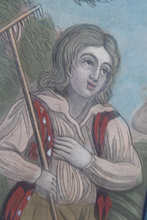 Load image into Gallery viewer, Georgian 18th Century Mezzotint the Seasons. Sping and Summer
