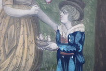 Load image into Gallery viewer, Georgian 18th Century Mezzotint the Seasons. Sping and Summer
