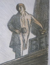 Load image into Gallery viewer, George Clausen Colour Lithograph Reconstruction of Belgium

