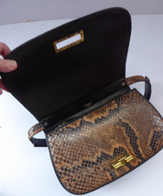 Load image into Gallery viewer, Vintage Designer Handbag by Zimmermann Nairobi. 1950s Snakeskin 
