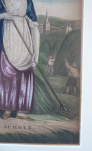 Load image into Gallery viewer, Georgian 18th Century Mezzotint the Seasons. Sping and Summer
