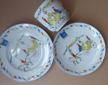 Load image into Gallery viewer, ROYAL COMMEMORATIVE 1937. Rare &amp; Unusual Foley Bone China Trio to Celebrate the Coronation of George VI
