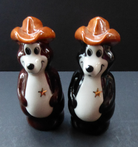 Wade Hamms Beer Bears Salt and Pepper Set