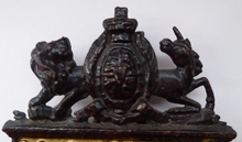 Load image into Gallery viewer, Antique Miniature Cast Iron Fireplace Greenlees Glasgow
