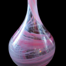 Load image into Gallery viewer, Vintage Mdina Glass ONION Shape Glass Vase Pink Colour 
