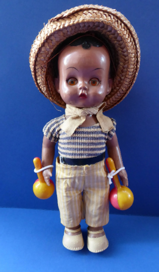 Caribbean Boy With Maracas Doll