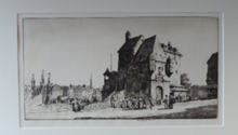Load image into Gallery viewer, Stanley Anderson 1920s Drypoint Etching La Lieutenance Honfleur France
