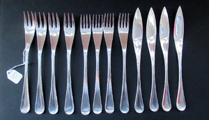 1960s Robert Welch Alveston Silver Plate Forks