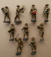 Load image into Gallery viewer, Elastolin Toy Soldiers Army Marching Band
