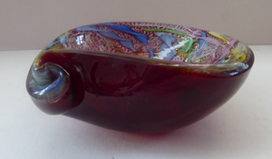 Vintage 1950s Murano Glass Bowl AVEM 
