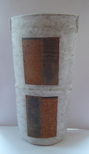 Load image into Gallery viewer, STUDIO POTTERY. Large Signed Stoneware Vase by Judith Gilmour (1937 - 2003). 15 inch in height
