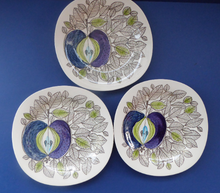 Load image into Gallery viewer, Vintage 1960s RORSTRAND EDEN Dessert Plates. 8 1/2 inch diameter. THREE Plates

