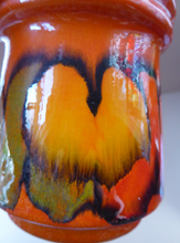 Load image into Gallery viewer, 1970s Orange Poole Delphis Vase
