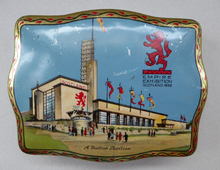 Load image into Gallery viewer, Glasgow Empire Exhibition Sweetie Tin 1938

