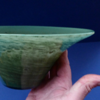 1930s Whitefriars Cloud Glass Bowl