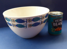 Load image into Gallery viewer, 1960s NORWEGIAN CLUPEA (Herring) Design. RARE Large Serving Bowl. Figgjo Flint, Turi Design 
