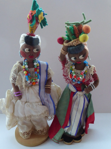 1940s Brazilian Felt Doll