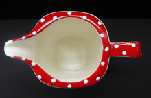 Load image into Gallery viewer, 1950s MIDWINTER Red Domino Large Milk Jug or Pitcher. Designed by Jessie Tait
