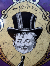Load image into Gallery viewer, Horner&#39;s Toffee Tin College Boy Image on Lid

