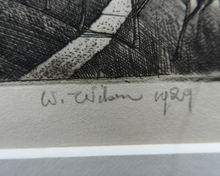 Load image into Gallery viewer, William Wilson Etching. Rothenburg ob der Tauber 1929
