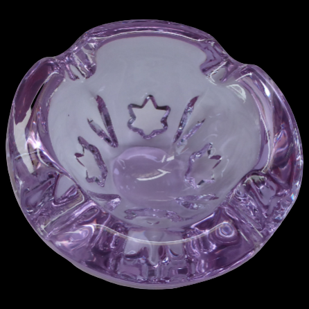 Chunky Crystale de SEVRES Alexandrite Neomydium Bowl - with Stars Decoration