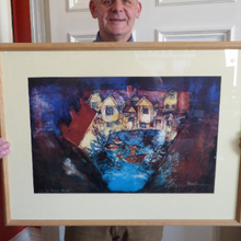 Load image into Gallery viewer, Sylvia von Hartmann Pencil Signed Lithograph White Horse Close Edinburgh
