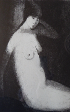 Load image into Gallery viewer, 1959 Limited Edition Pencil Signed Etching. Oriental Nude 
