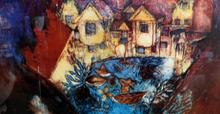Load image into Gallery viewer, Sylvia von Hartmann Pencil Signed Lithograph White Horse Close Edinburgh

