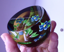Load image into Gallery viewer, SCOTTISH Large 1993 Limited Edition Caithness CATERPILLAR Paperweight by William Manson. Signed to the base
