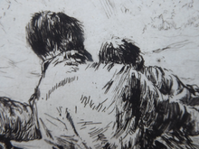 Load image into Gallery viewer, Arthur Briscoe Flooded Decks Drypoint Etching 1931
