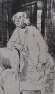Original Davild Wilkie Etching 1820s The Lost Receipt